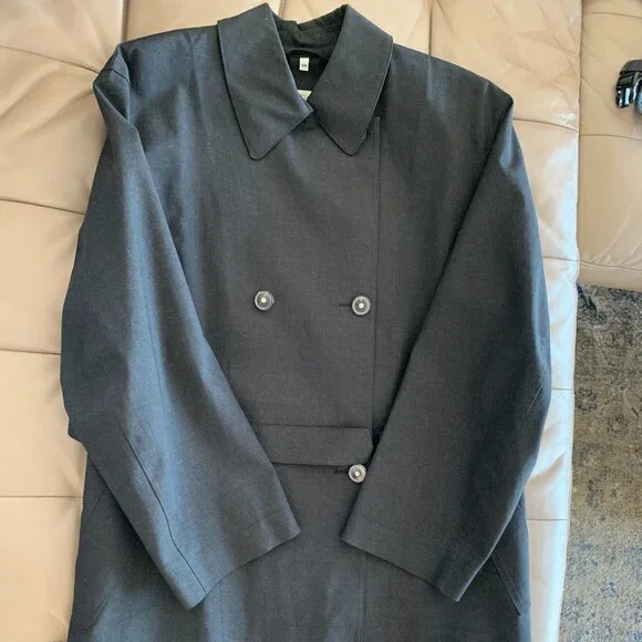 Hermes Trench Coat Black for Women